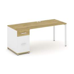 Стол рабочий Concept CN.SP-407 Металл белый